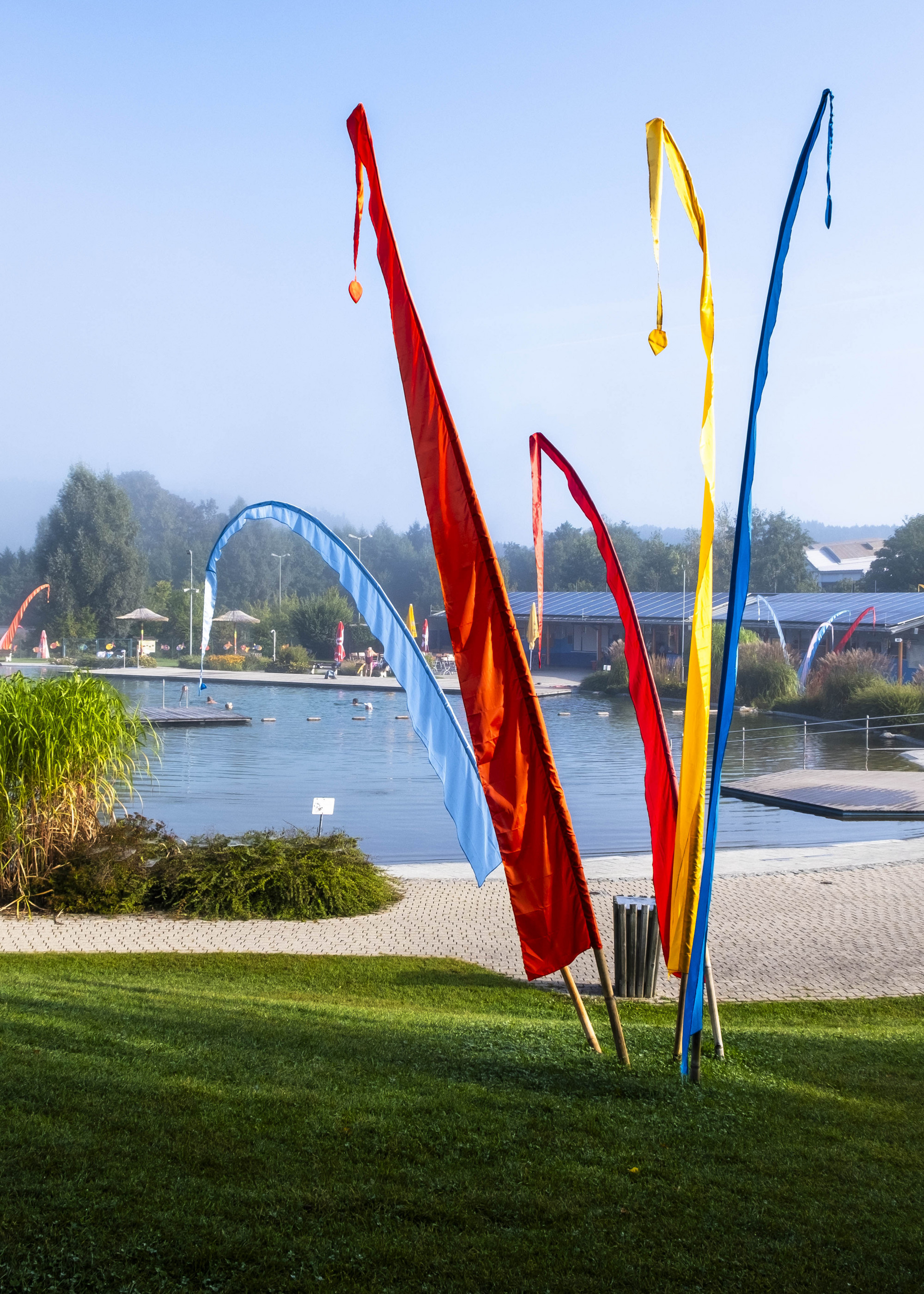 Naturfreibad Fischach Herbst